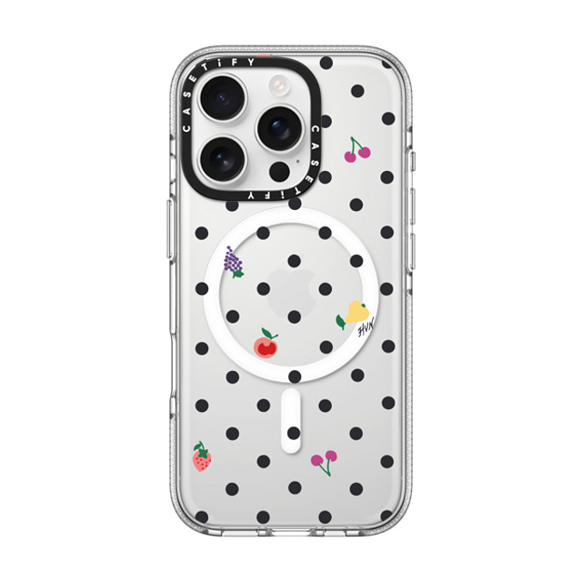 HVN by Harley Viera-Newton x CASETiFY iPhone 16 Pro Case Fruit,Food クリア クリア ケース MagSafe対応 Fruit Polka Dot Mother's Day HVN by Harley Viera-Newton x CASETiFY iPhone 16 Pro Case Fruit,Food クリア クリア ケース MagSafe対応 Fruit Polka Dot Mother's Day