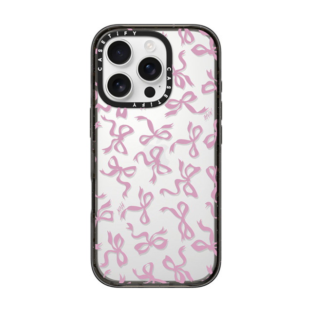 HVN by Harley Viera-Newton x CASETiFY iPhone 16 Pro ケース ブラック インパクトケース BOWS