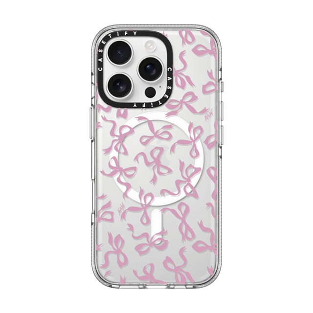 HVN by Harley Viera-Newton x CASETiFY iPhone 16 Pro ケース クリア クリア ケース MagSafe対応 BOWS