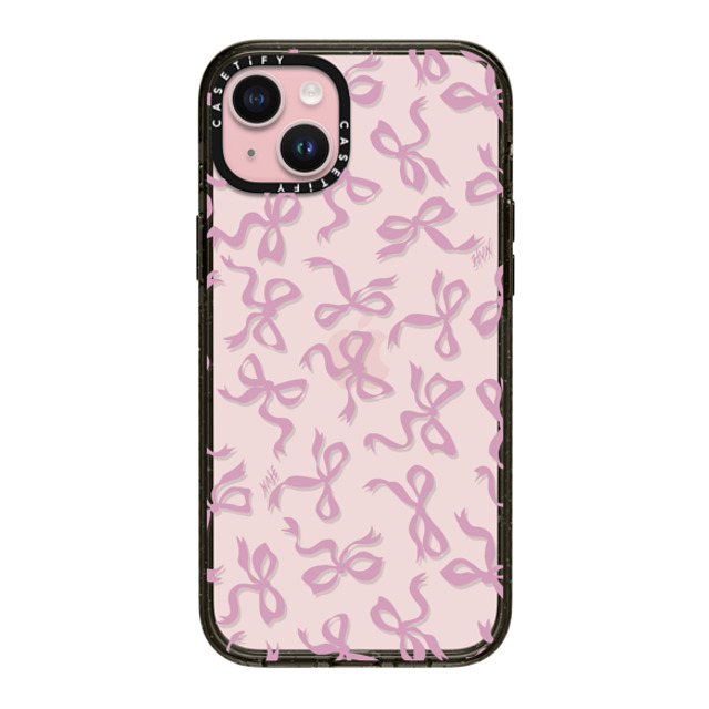 HVN by Harley Viera-Newton x CASETiFY iPhone 15 Plus ケース ブラック インパクトケース BOWS