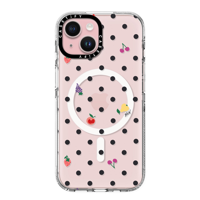 HVN by Harley Viera-Newton x CASETiFY iPhone 15 Case Fruit,Food Clear Clear Case MagSafe Compatible Fruit Polka Dot Mother's Day HVN by Harley Viera-Newton x CASETiFY iPhone 15 Case Fruit,Food Clear Clear Case MagSafe Compatible Fruit Polka Dot Mother's Day