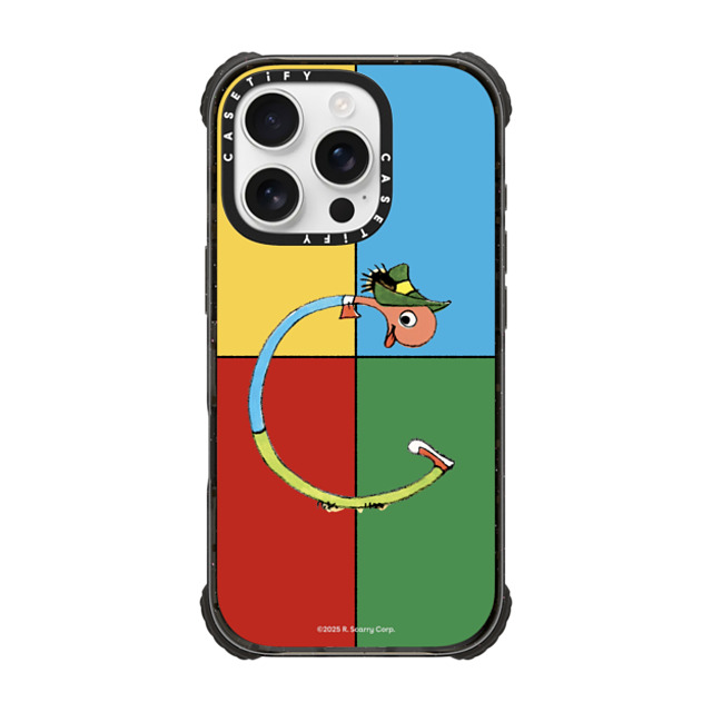CASETiFY iPhone 16 Pro Case Black ウルトラ インパクトケース MagSafe 対応 Richard_Scarry_Custom - C CASETiFY iPhone 16 Pro Case Black ウルトラ インパクトケース MagSafe 対応 Richard_Scarry_Custom - C