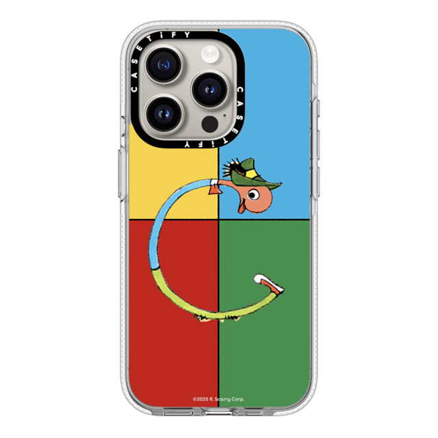CASETiFY iPhone 15 Pro ケース クリア クリア ケース MagSafe対応 Richard_Scarry_Custom - C