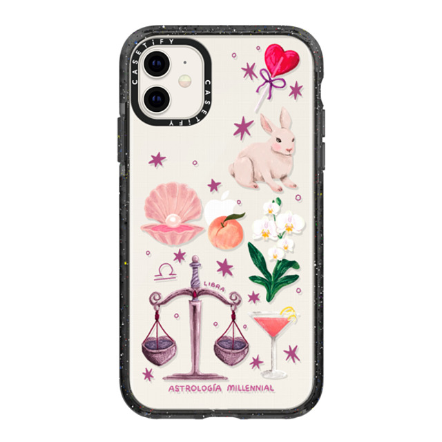 astrologiamillennial x CASETiFY iPhone 11 Case Black Impact Case Libra astrologiamillennial x CASETiFY iPhone 11 Case Black Impact Case Libra