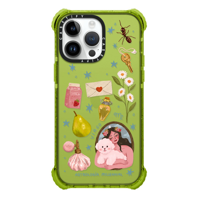 astrologiamillennial x CASETiFY iPhone 14 Pro Max Case Kiwi ウルトラインパクトケース Virgo astrologiamillennial x CASETiFY iPhone 14 Pro Max Case Kiwi ウルトラインパクトケース Virgo