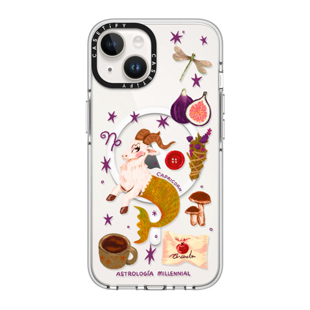 astrologiamillennial x CASETiFY iPhone 14 Case Clear Clear Case MagSafe Compatible Capricorn astrologiamillennial x CASETiFY iPhone 14 Case Clear Clear Case MagSafe Compatible Capricorn