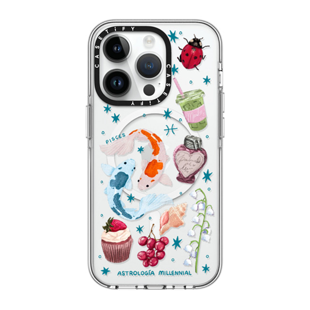 astrologiamillennial x CASETiFY iPhone 14 Pro Case Clear Clear Case MagSafe Compatible Pisces astrologiamillennial x CASETiFY iPhone 14 Pro Case Clear Clear Case MagSafe Compatible Pisces