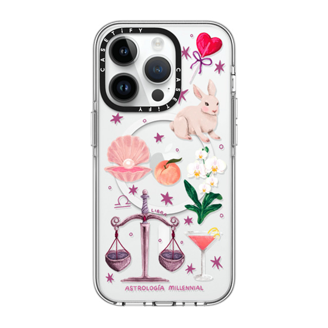 astrologiamillennial x CASETiFY iPhone 14 Pro Case Clear Clear Case MagSafe Compatible Libra astrologiamillennial x CASETiFY iPhone 14 Pro Case Clear Clear Case MagSafe Compatible Libra