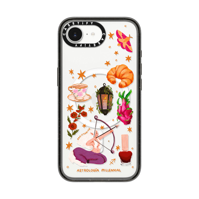 CASETiFY iPhone 16e Case Black Impact Case MagSafe Compatible Sagittarius astrologia millennial Back to School CASETiFY iPhone 16e Case Black Impact Case MagSafe Compatible Sagittarius astrologia millennial Back to School