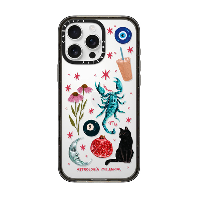 CASETiFY iPhone 16 Pro Max ケース ブラック インパクトケース Scorpio astrologia millennial Back to School CASETiFY iPhone 16 Pro Max ケース ブラック インパクトケース Scorpio astrologia millennial Back to School