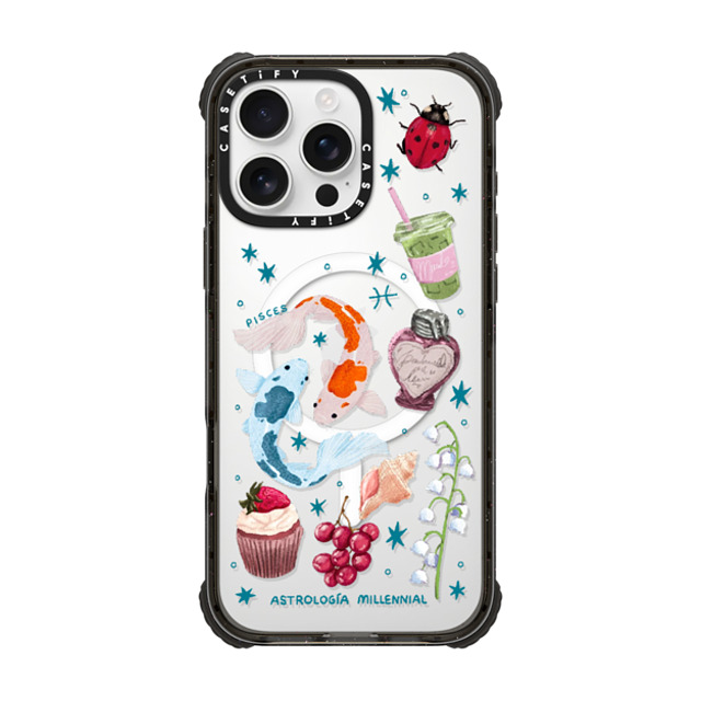 CASETiFY iPhone 16 Pro Max ケース ブラック ウルトラ インパクトケース MagSafe 対応 Pisces astrologia millennial Back to School CASETiFY iPhone 16 Pro Max ケース ブラック ウルトラ インパクトケース MagSafe 対応 Pisces astrologia millennial Back to School