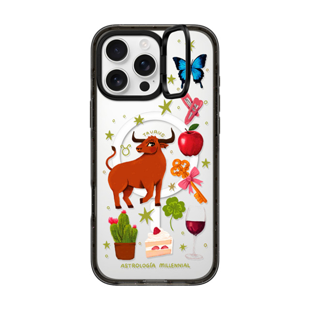 CASETiFY iPhone 16 Pro Max ケース ブラック インパクトリングスタンドケース MagSafe対応 Taurus astrologia millennial Back to School CASETiFY iPhone 16 Pro Max ケース ブラック インパクトリングスタンドケース MagSafe対応 Taurus astrologia millennial Back to School