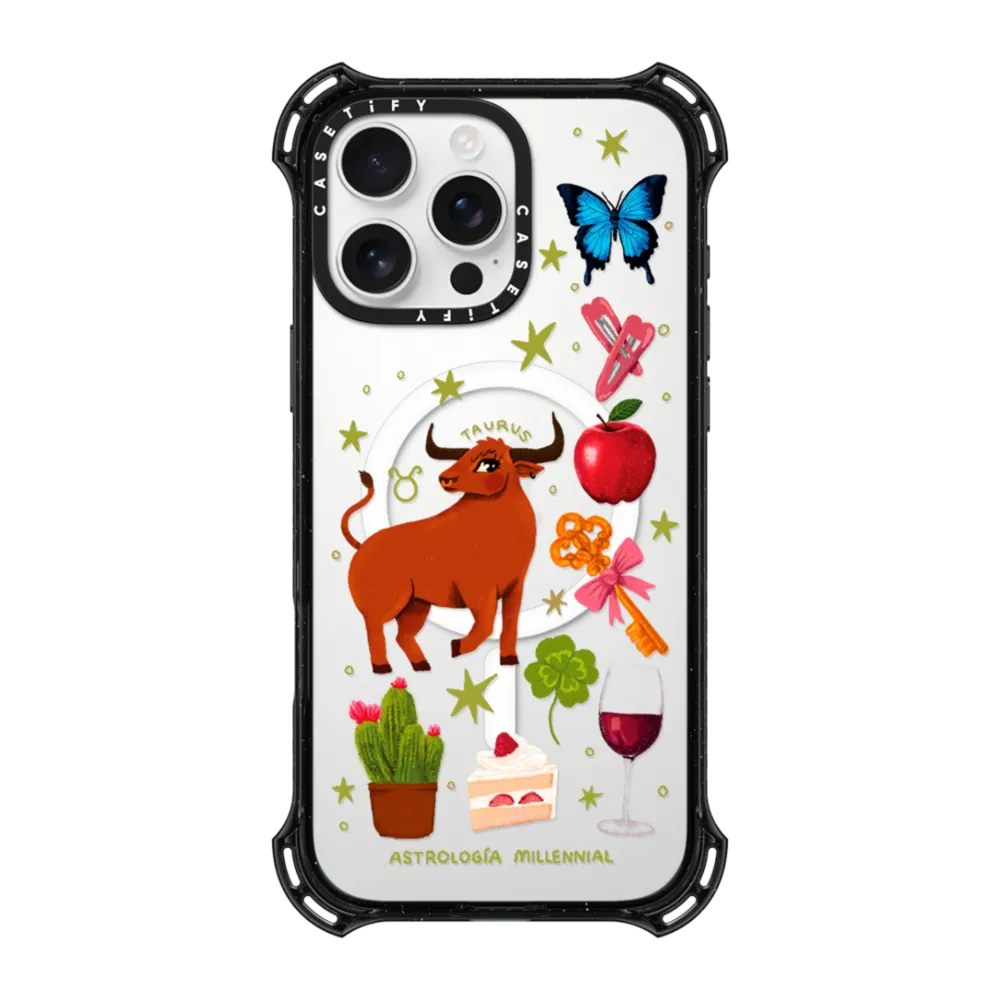 Bounce iPhone 16 Pro Max Case MagSafe Compatible - Taurus