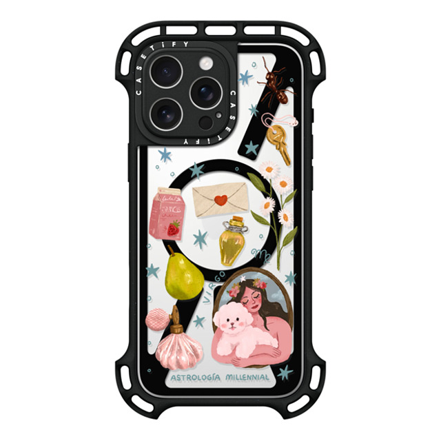 astrologiamillennial x CASETiFY iPhone 16 Pro Max Case Black ウルトラ バウンスケース MagSafe対応 Virgo astrologiamillennial x CASETiFY iPhone 16 Pro Max Case Black ウルトラ バウンスケース MagSafe対応 Virgo