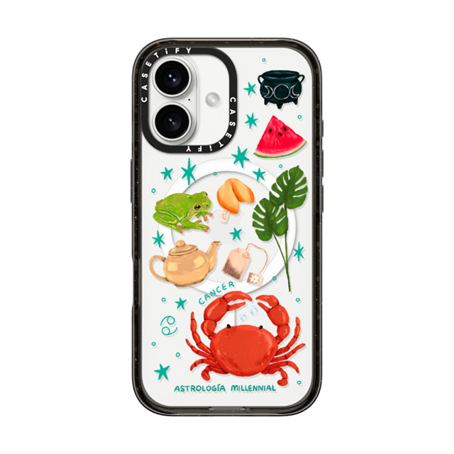 CASETiFY iPhone 16 ケース ブラック インパクトケース MagSafe対応 Cancer astrologia millennial Back to School CASETiFY iPhone 16 ケース ブラック インパクトケース MagSafe対応 Cancer astrologia millennial Back to School