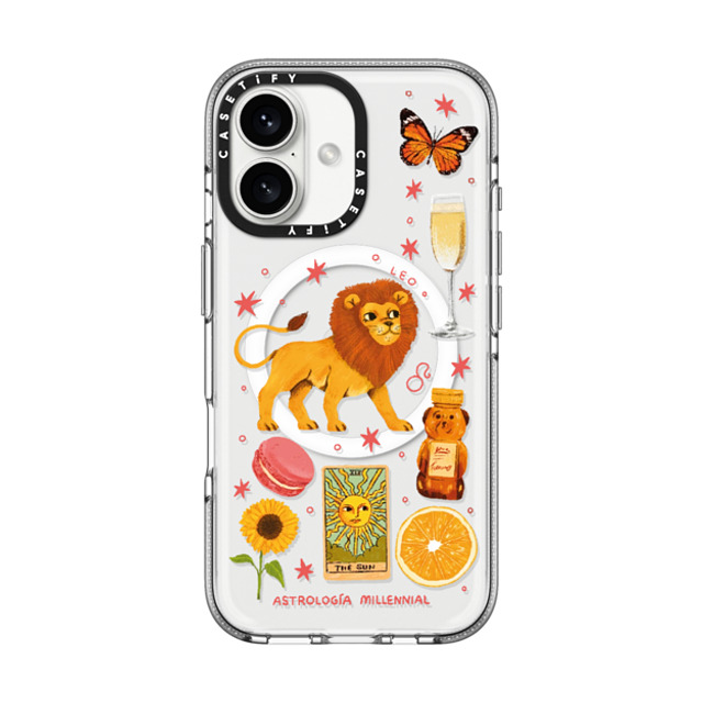 astrologiamillennial x CASETiFY iPhone 16 ケース クリア クリア ケース MagSafe対応 Leo Father's Day astrologiamillennial x CASETiFY iPhone 16 ケース クリア クリア ケース MagSafe対応 Leo Father's Day