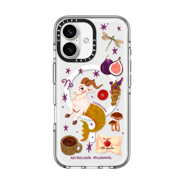 CASETiFY iPhone 16 Case クリア クリア ケース MagSafe対応 Capricorn astrologia millennial Back to School CASETiFY iPhone 16 Case クリア クリア ケース MagSafe対応 Capricorn astrologia millennial Back to School