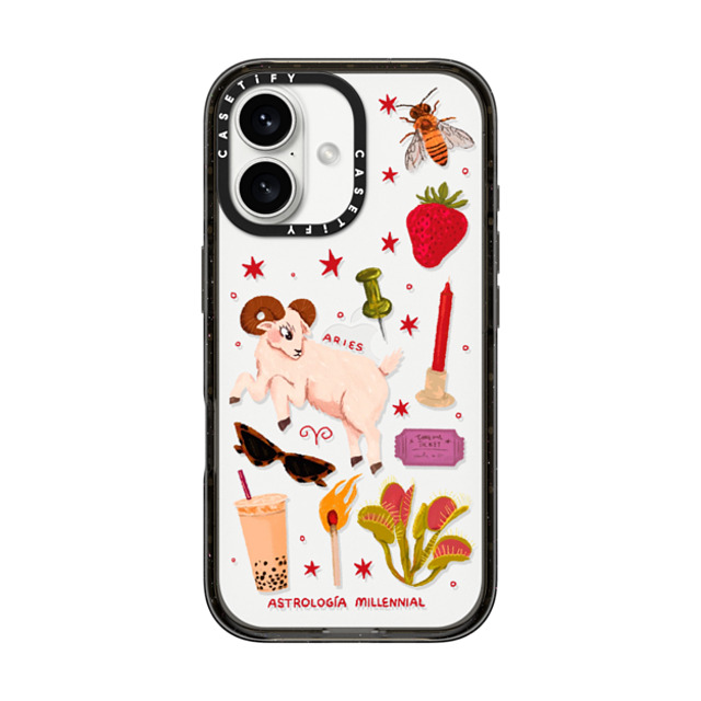 astrologiamillennial x CASETiFY iPhone 16 Case Black Impact Case Aries Mother's Day astrologiamillennial x CASETiFY iPhone 16 Case Black Impact Case Aries Mother's Day