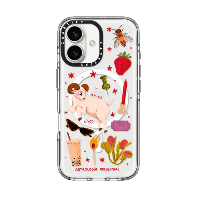astrologiamillennial x CASETiFY iPhone 16 ケース クリア クリア ケース MagSafe対応 Aries Father's Day astrologiamillennial x CASETiFY iPhone 16 ケース クリア クリア ケース MagSafe対応 Aries Father's Day