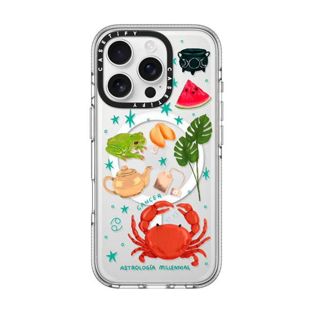 astrologiamillennial x CASETiFY iPhone 16 Pro Case Clear Clear Case MagSafe Compatible Cancer astrologiamillennial x CASETiFY iPhone 16 Pro Case Clear Clear Case MagSafe Compatible Cancer