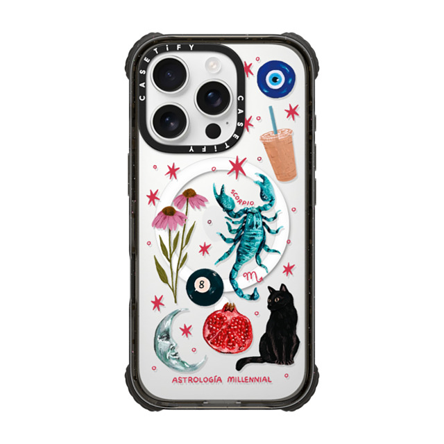 CASETiFY iPhone 16 Pro Case Black ウルトラ インパクトケース MagSafe 対応 Scorpio astrologia millennial Back to School CASETiFY iPhone 16 Pro Case Black ウルトラ インパクトケース MagSafe 対応 Scorpio astrologia millennial Back to School