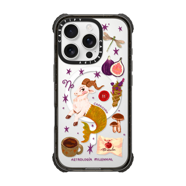 CASETiFY iPhone 16 Pro Case Black ウルトラ インパクトケース MagSafe 対応 Capricorn astrologia millennial Back to School CASETiFY iPhone 16 Pro Case Black ウルトラ インパクトケース MagSafe 対応 Capricorn astrologia millennial Back to School