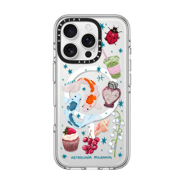astrologiamillennial x CASETiFY iPhone 16 Pro Case Clear Clear Case MagSafe Compatible Pisces astrologiamillennial x CASETiFY iPhone 16 Pro Case Clear Clear Case MagSafe Compatible Pisces