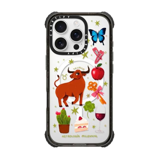 CASETiFY iPhone 16 Pro Case Black ウルトラ インパクトケース MagSafe 対応 Taurus astrologia millennial Back to School CASETiFY iPhone 16 Pro Case Black ウルトラ インパクトケース MagSafe 対応 Taurus astrologia millennial Back to School
