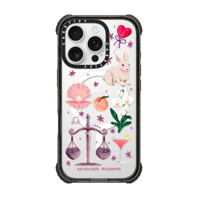 astrologiamillennial x CASETiFY iPhone 16 Pro Case Black ウルトラ インパクトケース MagSafe 対応 Libra astrologiamillennial x CASETiFY iPhone 16 Pro Case Black ウルトラ インパクトケース MagSafe 対応 Libra