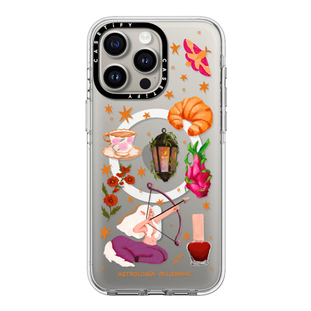 astrologiamillennial x CASETiFY iPhone 15 Pro Max Case Clear Clear Case MagSafe Compatible Sagittarius astrologiamillennial x CASETiFY iPhone 15 Pro Max Case Clear Clear Case MagSafe Compatible Sagittarius