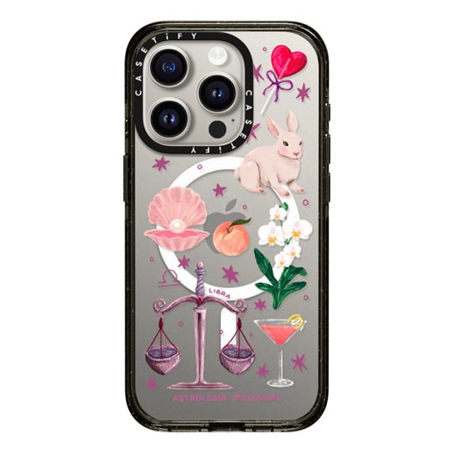 CASETiFY iPhone 15 Pro Case ブラック インパクトケース MagSafe対応 Libra astrologia millennial New iPhone CASETiFY iPhone 15 Pro Case ブラック インパクトケース MagSafe対応 Libra astrologia millennial New iPhone