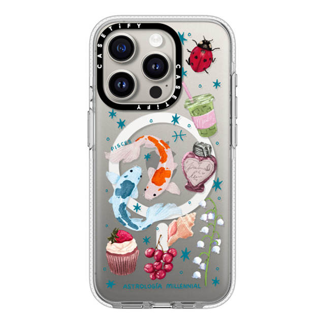 astrologiamillennial x CASETiFY iPhone 15 Pro Case Clear Clear Case MagSafe Compatible Pisces astrologiamillennial x CASETiFY iPhone 15 Pro Case Clear Clear Case MagSafe Compatible Pisces