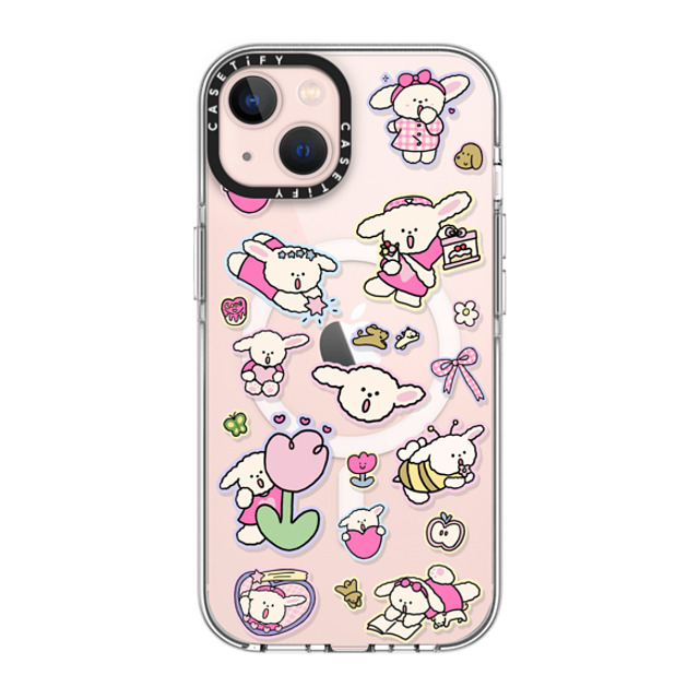 CASETiFY iPhone 13 ケース クリア クリア ケース MagSafe対応 Nikioooo Vacation nikioooo wu