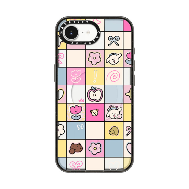 CASETiFY iPhone 16e ケース ブラック インパクトケース MagSafe対応 Nikioooo Puzzle nikioooo wu Father's Day CASETiFY iPhone 16e ケース ブラック インパクトケース MagSafe対応 Nikioooo Puzzle nikioooo wu Father's Day