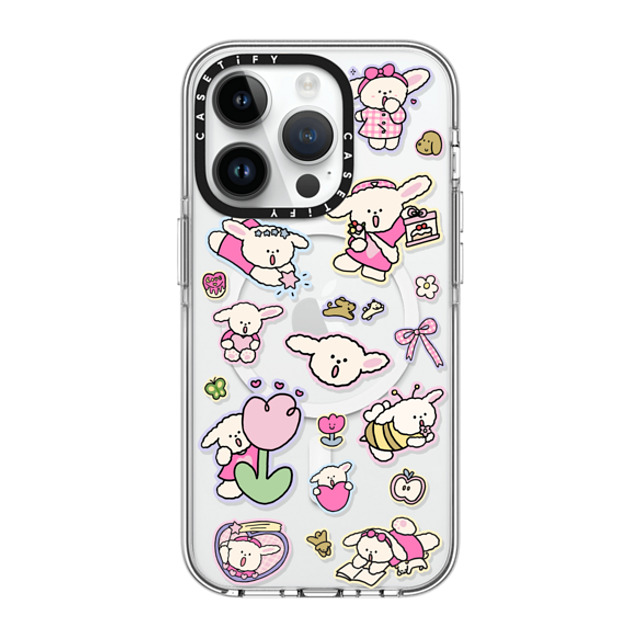 CASETiFY iPhone 14 Pro ケース クリア クリア ケース MagSafe対応 Nikioooo Vacation nikioooo wu