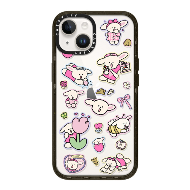 CASETiFY iPhone 14 ケース ブラック インパクトケース Nikioooo Vacation nikioooo wu