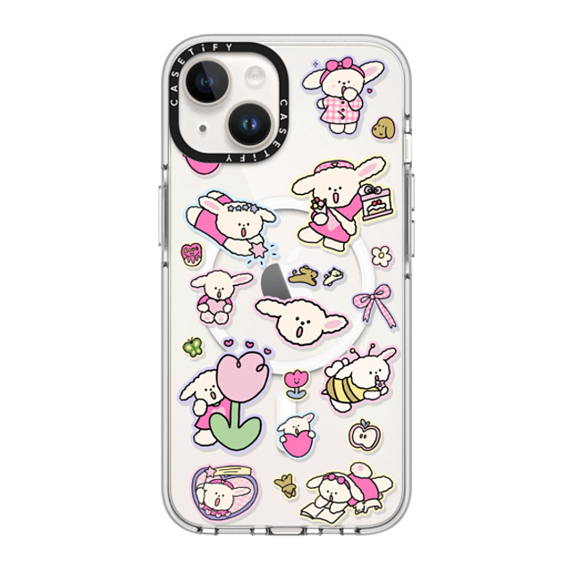 CASETiFY iPhone 14 ケース クリア クリア ケース MagSafe対応 Nikioooo Vacation nikioooo wu