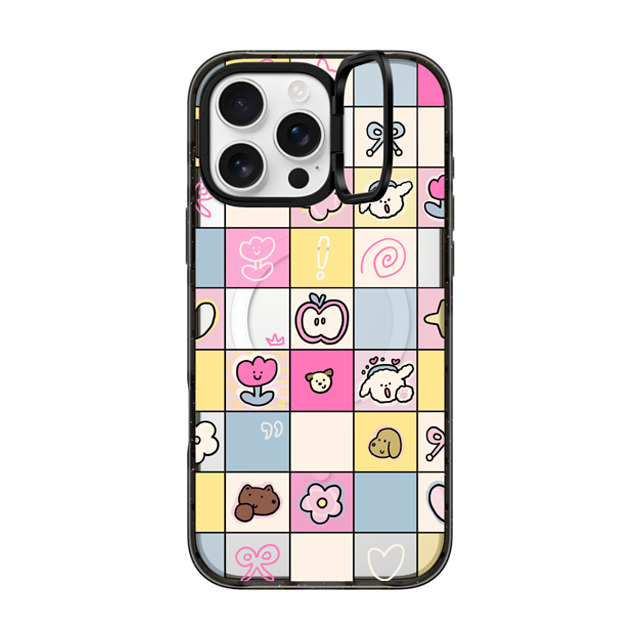 CASETiFY iPhone 16 Pro Max ケース ブラック インパクトリングスタンドケース MagSafe対応 Nikioooo Puzzle nikioooo wu Father's Day CASETiFY iPhone 16 Pro Max ケース ブラック インパクトリングスタンドケース MagSafe対応 Nikioooo Puzzle nikioooo wu Father's Day