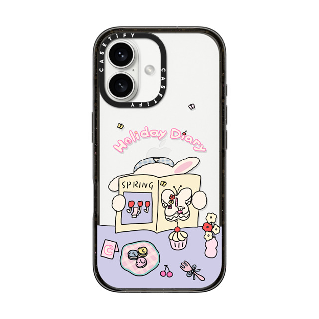 CASETiFY iPhone 16 Case Black Impact Case Holiday Diary nikioooo wu Father's Day CASETiFY iPhone 16 Case Black Impact Case Holiday Diary nikioooo wu Father's Day