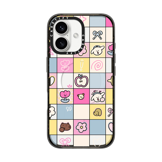 CASETiFY iPhone 16 ケース ブラック インパクトケース MagSafe対応 Nikioooo Puzzle nikioooo wu Father's Day CASETiFY iPhone 16 ケース ブラック インパクトケース MagSafe対応 Nikioooo Puzzle nikioooo wu Father's Day