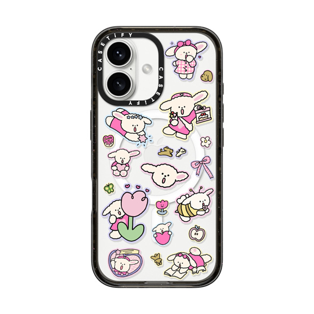 CASETiFY iPhone 16 ケース ブラック インパクトケース MagSafe対応 Nikioooo Vacation nikioooo wu