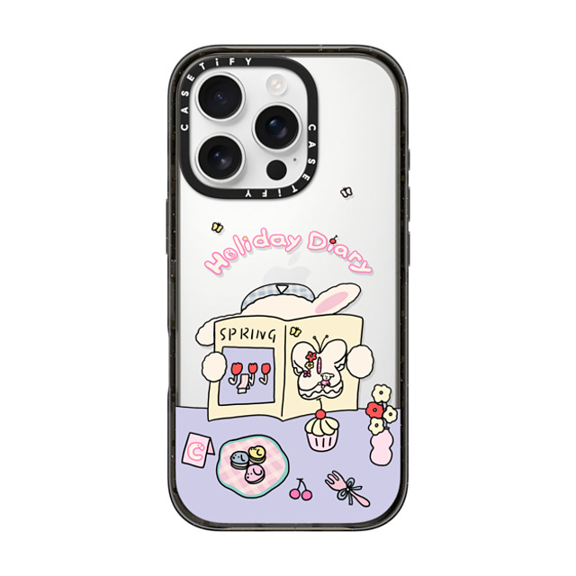 CASETiFY iPhone 16 Pro Case Black Impact Case Holiday Diary nikioooo wu Mother's Day CASETiFY iPhone 16 Pro Case Black Impact Case Holiday Diary nikioooo wu Mother's Day