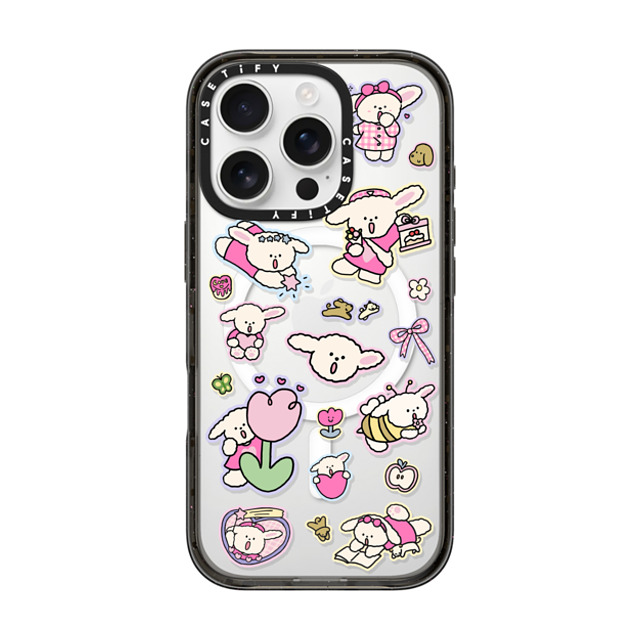 CASETiFY iPhone 16 Pro ケース ブラック インパクトケース MagSafe対応 Nikioooo Vacation nikioooo wu