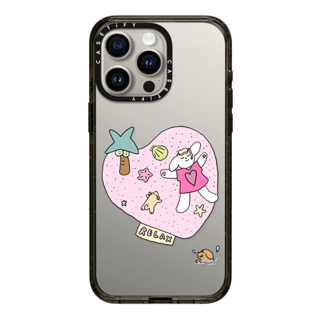 CASETiFY iPhone 15 Pro Max ケース ブラック インパクトケース Relax nikioooo wu