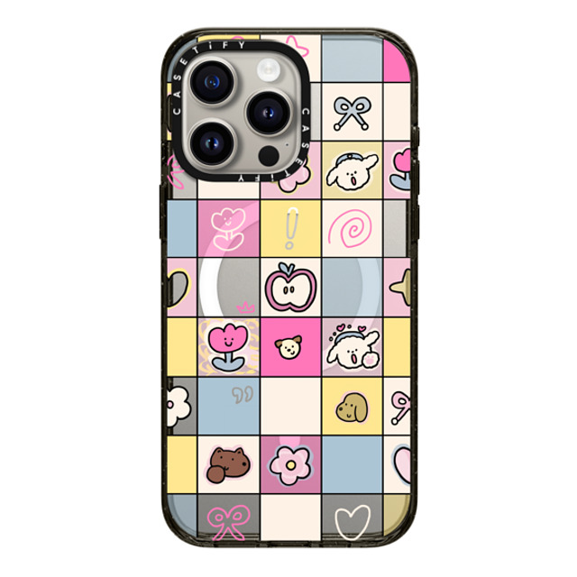 CASETiFY iPhone 15 Pro Max ケース ブラック インパクトケース MagSafe対応 Nikioooo Puzzle nikioooo wu Father's Day CASETiFY iPhone 15 Pro Max ケース ブラック インパクトケース MagSafe対応 Nikioooo Puzzle nikioooo wu Father's Day