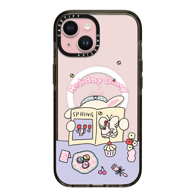 CASETiFY iPhone 15 ケース ブラック インパクトケース MagSafe対応 Holiday Diary nikioooo wu Father's Day CASETiFY iPhone 15 ケース ブラック インパクトケース MagSafe対応 Holiday Diary nikioooo wu Father's Day