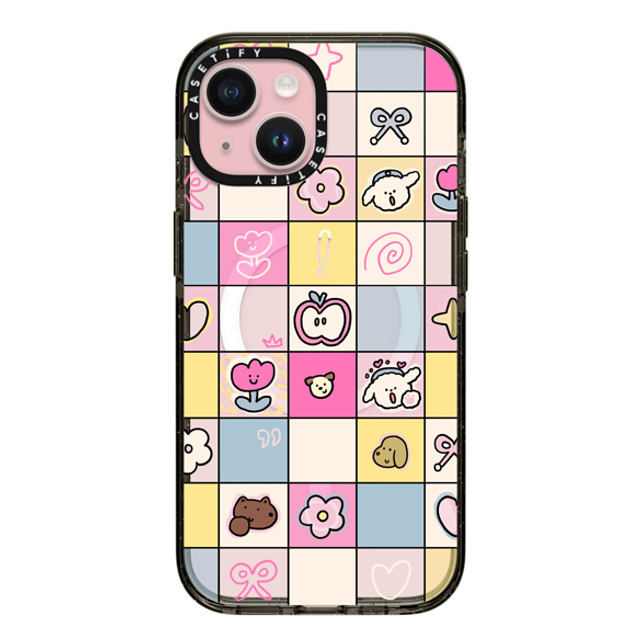 CASETiFY iPhone 15 ケース ブラック インパクトケース MagSafe対応 Nikioooo Puzzle nikioooo wu Father's Day CASETiFY iPhone 15 ケース ブラック インパクトケース MagSafe対応 Nikioooo Puzzle nikioooo wu Father's Day