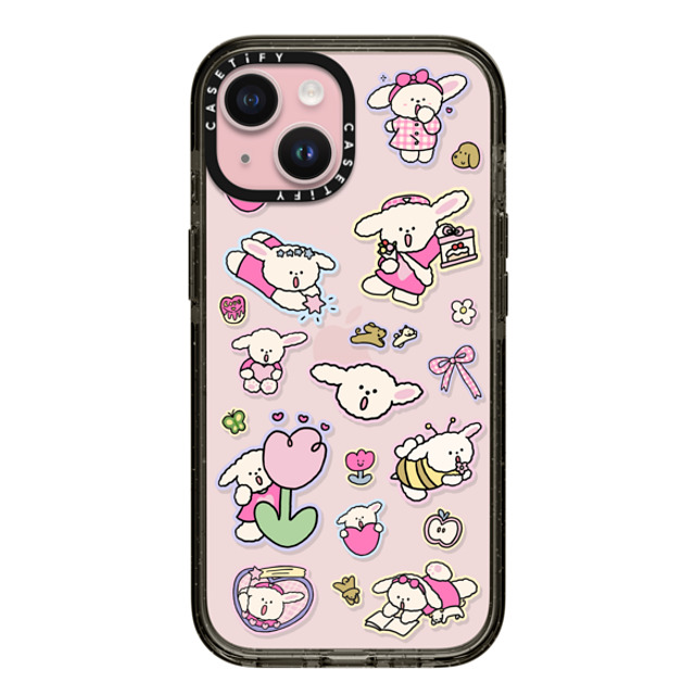 CASETiFY iPhone 15 ケース ブラック インパクトケース Nikioooo Vacation nikioooo wu