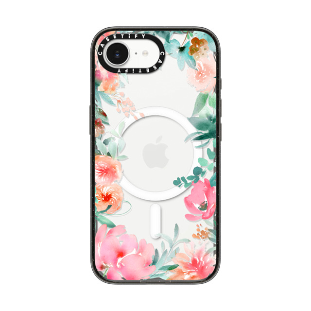 designlovefest x CASETiFY iPhone 16e Case Floral,Fine Art Black Impact Case MagSafe Compatible Lush Floral Watercolor Transparent by Julie Song Ink Father's Day designlovefest x CASETiFY iPhone 16e Case Floral,Fine Art Black Impact Case MagSafe Compatible Lush Floral Watercolor Transparent by Julie Song Ink Father's Day