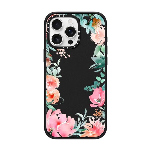 designlovefest x CASETiFY iPhone 16 Pro Max Case Floral,Fine Art Matte Black Impact Case MagSafe Compatible Lush Floral Watercolor Transparent by Julie Song Ink Father's Day designlovefest x CASETiFY iPhone 16 Pro Max Case Floral,Fine Art Matte Black Impact Case MagSafe Compatible Lush Floral Watercolor Transparent by Julie Song Ink Father's Day